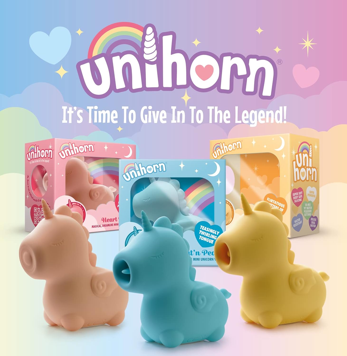 Unihorn Unicorn Shaped Clitoris Vibrator