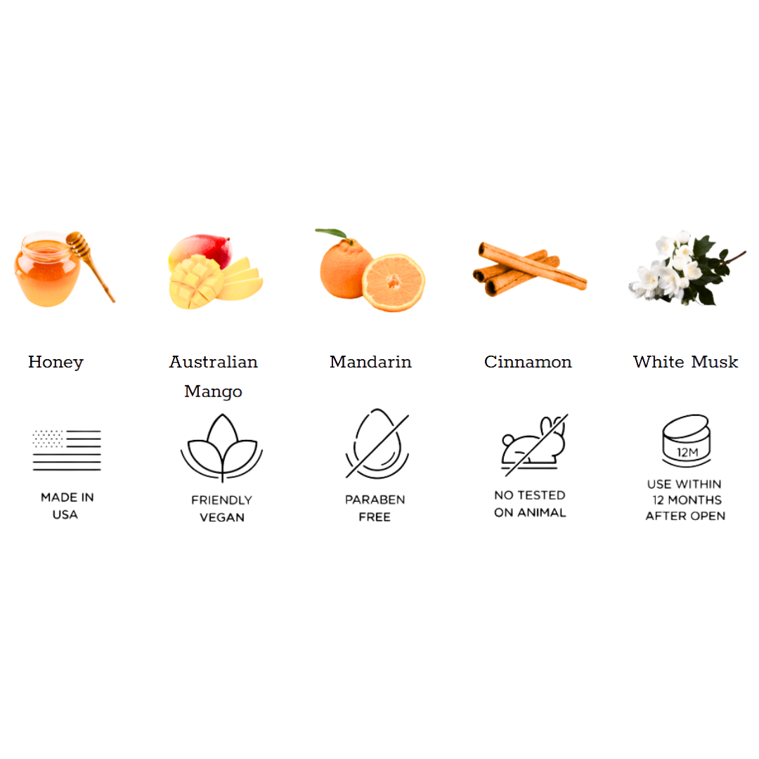 Unisex pheromone fragrance with mandarin, mango, honey, cinnamon, and white musk. Paraben-free, cruelty-free, and perfect for day or night.
Keywords: unisex pheromone fragrance, Pure Instinct The Original, mandarin mango scent, honey cinnamon musk, confidence-boosting perfume, vegan pheromone oil, cruelty-free signature scent, 1985 best-selling fragrance, personal connection perfume, unique pH fragrance.