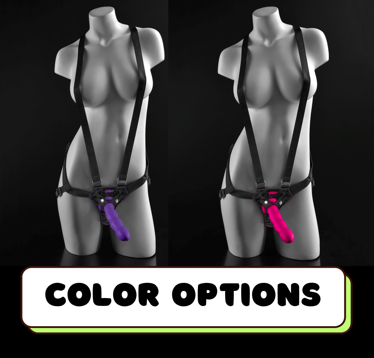 6" Strap On Harness by Dillio
