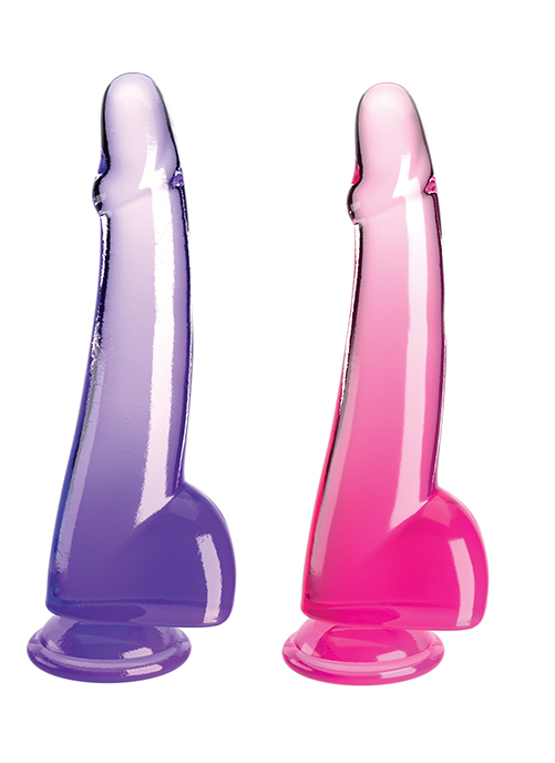King Cock: 10" Clear Dildo