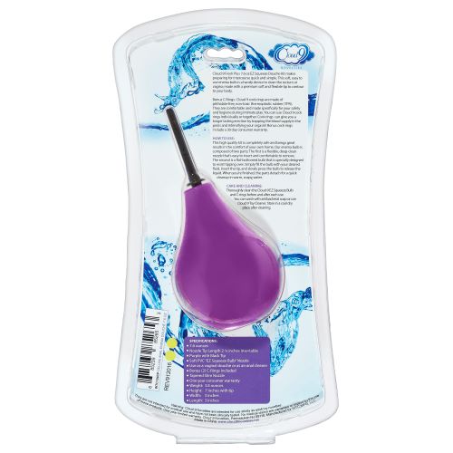 Cloud 9: Fresh + Deluxe Anal Soft Tip Enema Douche with EZ Squeeze Bulb