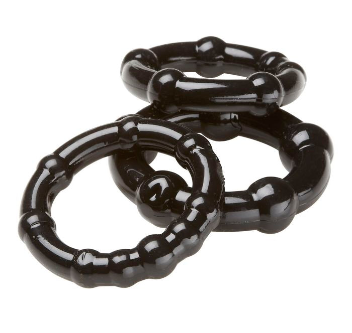 Cloud 9: Super Stretch Beaded Stay Hard Ring Combo Pack