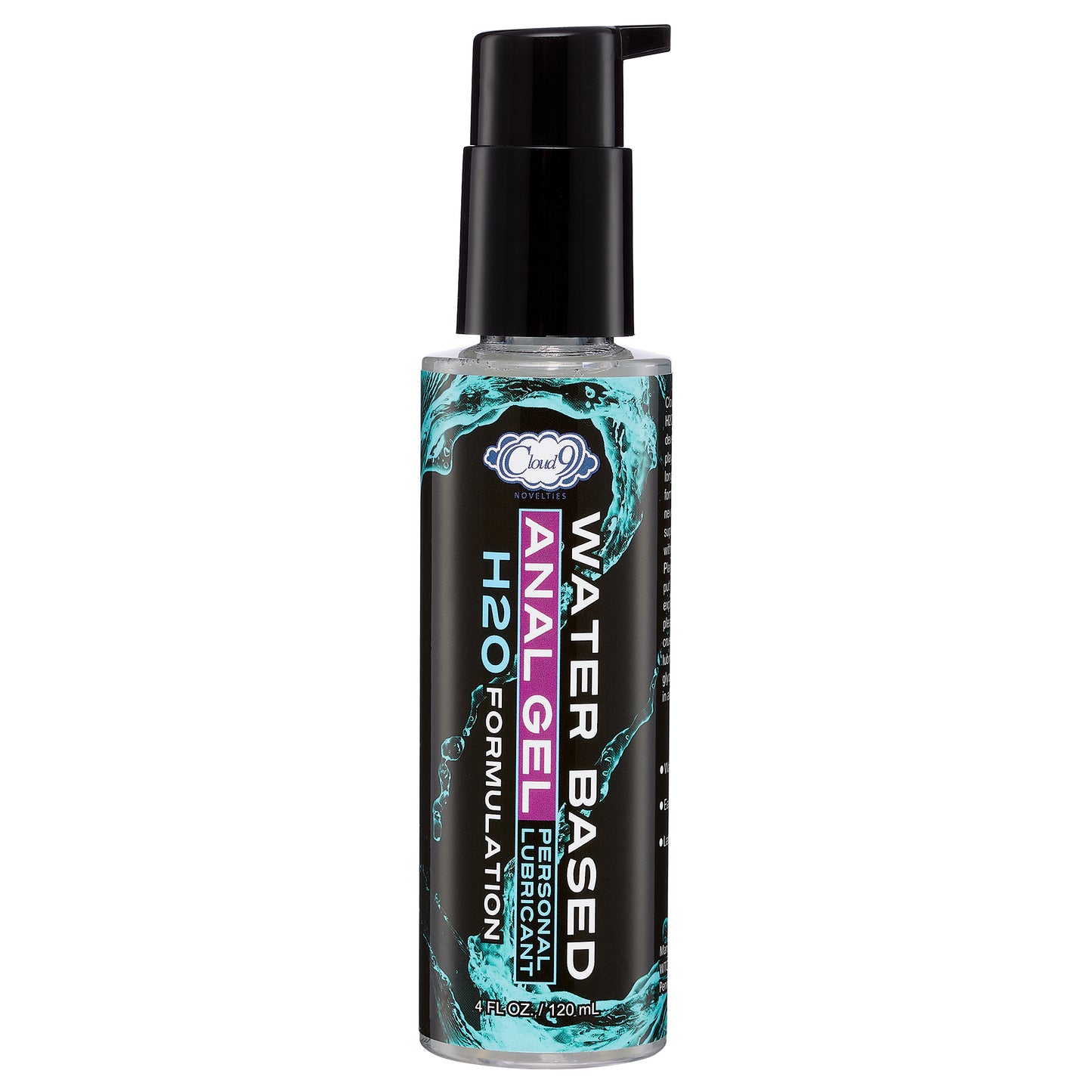 Cloud 9: H2O Water Based Anal Gel Lube