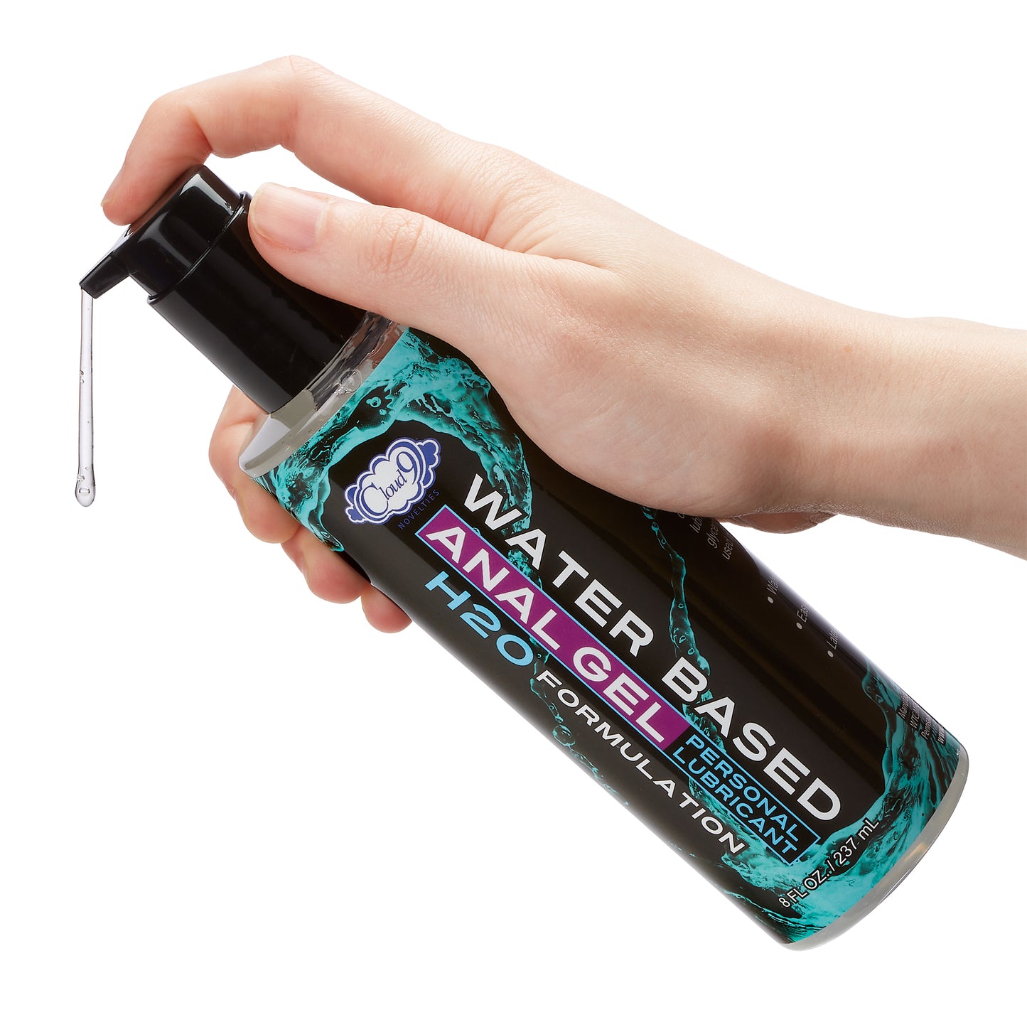 Cloud 9: H2O Water Based Anal Gel Lube