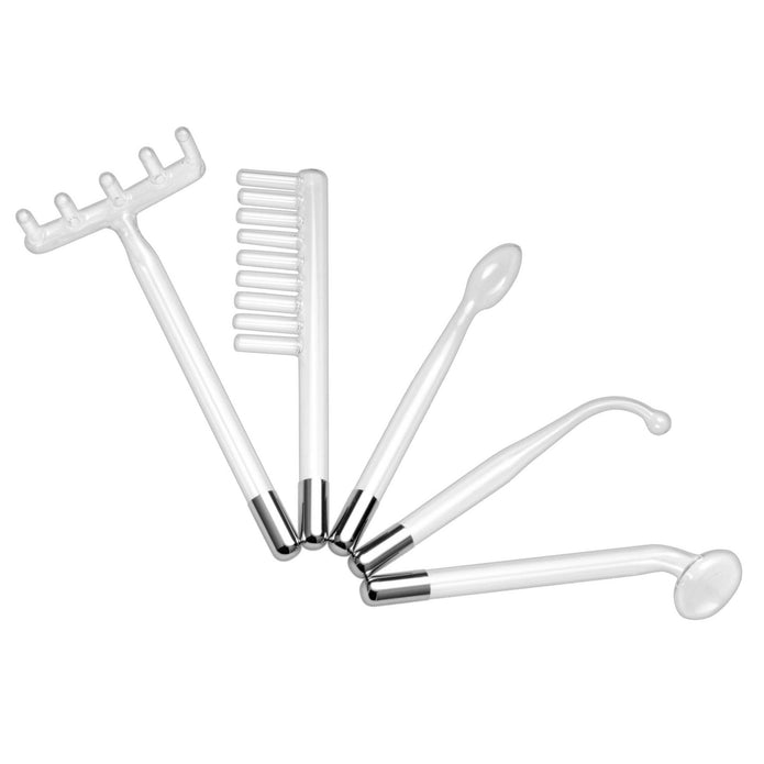 Zeus Deluxe Edition Twilight Violet Wand Kit with glowing glass attachments for customizable electrostimulation.
violet wand kit, electrostimulation wand, BDSM electrosex gear, light display sex toy, travel-friendly electro wand, glowing glass attachments, adjustable electrostimulation, silicone handle wand, Zeus Electrosex