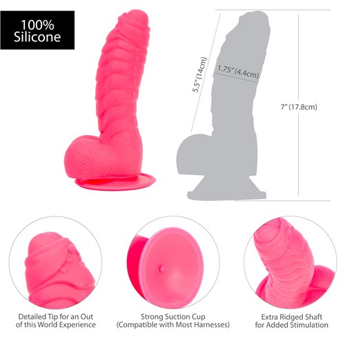 Addiction 100% Silicone Tom 7" Dildo