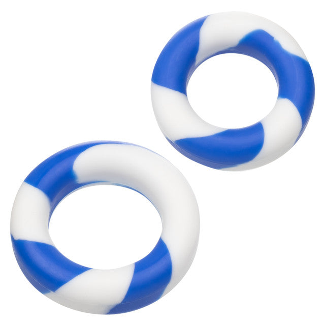 Admiral® 2 Ring Set with premium silicone, blue and white design, seamless fit, and waterproof durability.
Keywords: silicone enhancer rings, stretchy cock rings, stamina rings, performance booster rings, waterproof cock rings, phthalate-free rings, body-safe silicone rings, blue and white cock rings, pleasure-enhancing rings.