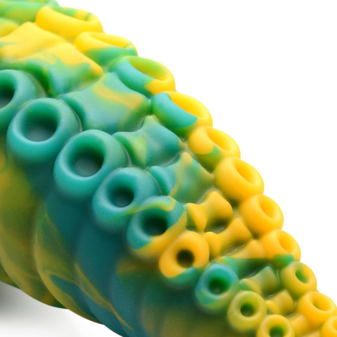 Creature Cocks Monstropus Tentacled Monster Silicone Dildo - Blue/Green/Yellow
tentacle dildo, octopus dildo, marbled silicone dildo, suction cup dildo, harness compatible toy, fantasy roleplay dildo, premium silicone dildo, realistic suckers, ribbed dildo, hands-free play