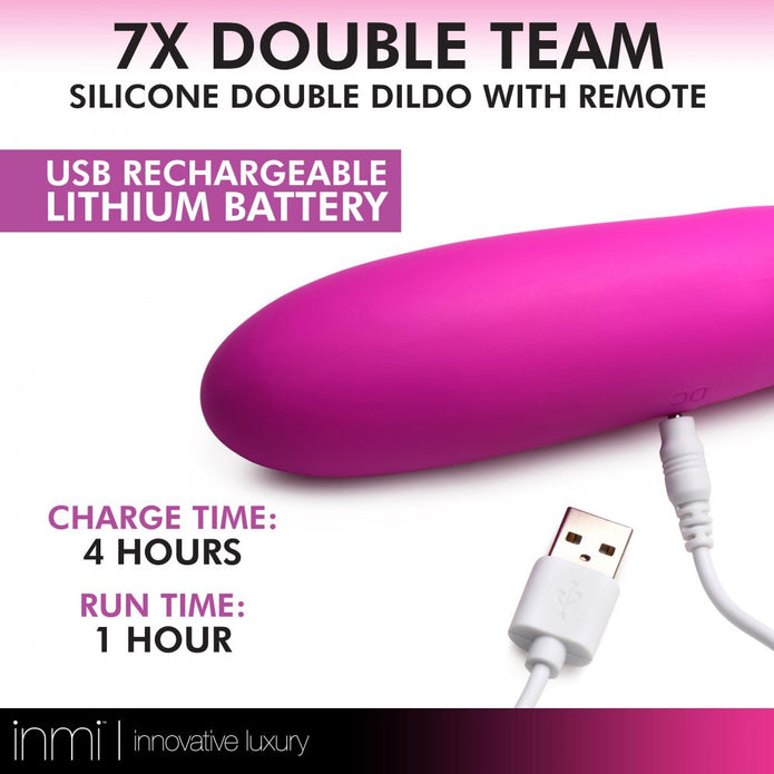Purple or Pink silicone double dildo with bendable shaft, textured dual ends, and remote-controlled vibrations for double penetration or partnered fun.
vibrating double dildo, silicone double-ended dildo, bendable double dildo, Purple double dildo, Pink double dildo, remote-controlled vibrator, premium silicone dildo, double penetration dildo, waterproof double dildo, ribbed textured dildo