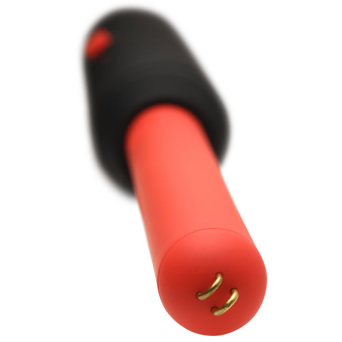 Spark Rod Zapping Wand for pinpoint e-stim sensations with ribbed handle and loud zap sound, perfect for sensory play and BDSM.
e-stim sensations, pinpoint shock, BDSM toy, electrosex gear, sensory play wand, ribbed handle, kink scene accessory, safe e-stim device