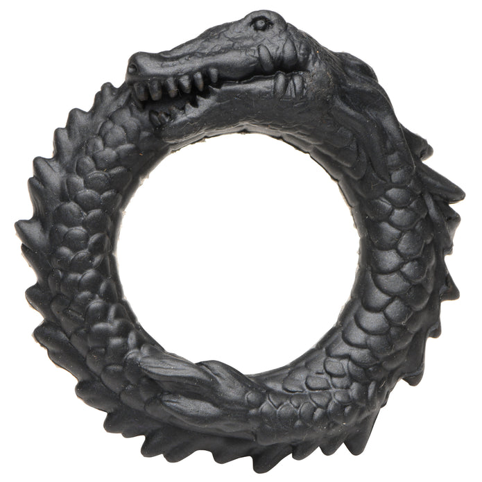 Caiman Fantasy C-Ring, stretchy silicone cock ring with unique ridges and mischievous design.
alligator-inspired cock ring, stretchy silicone cock ring, phthalate-free C-ring, fantasy cock ring, body-safe cock ring, cock ring for stamina, creature cock ring, black silicone C-ring, cock ring for enhanced performance.