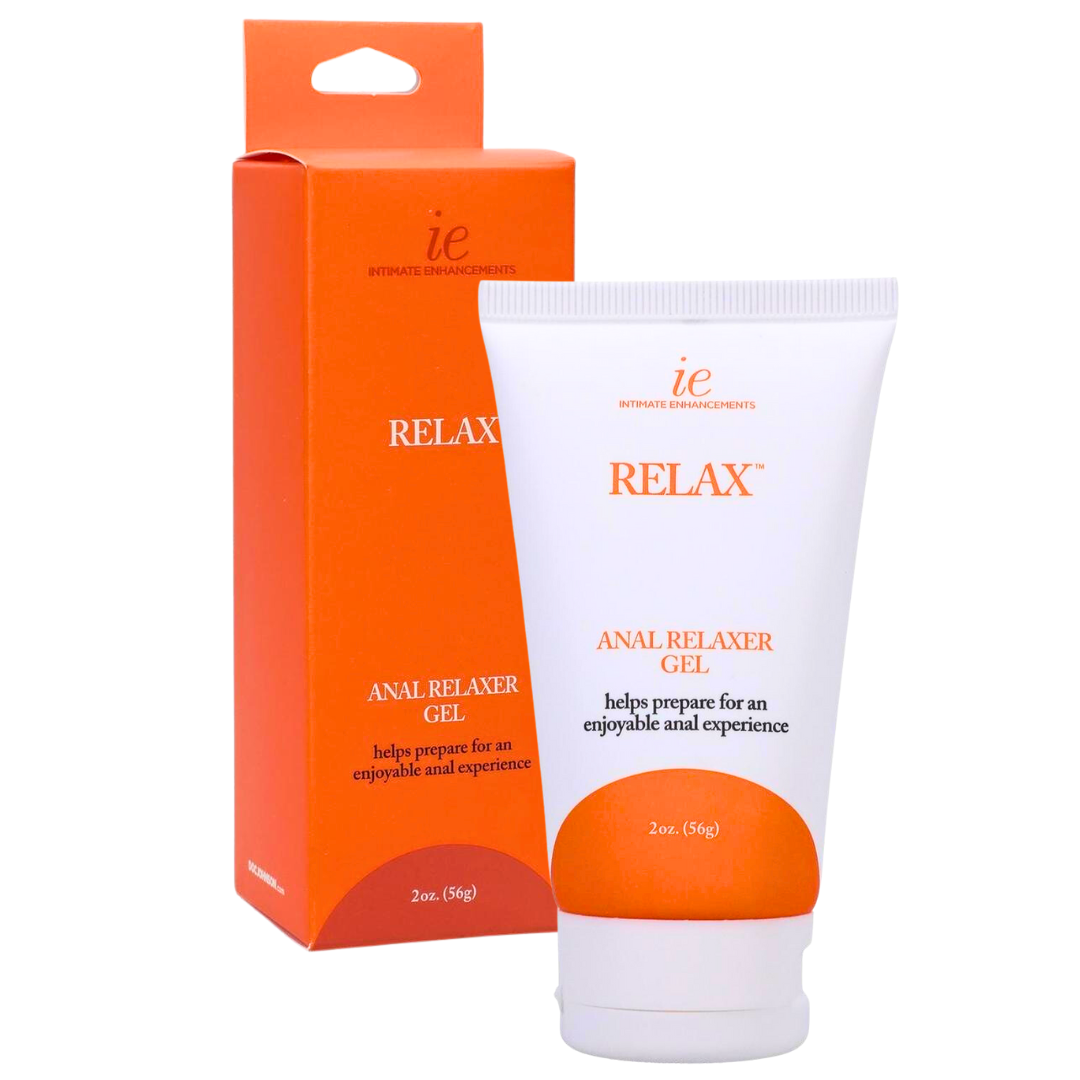 RELAX™ Anal Relaxer Gel 1312-15-BU
Warms and relaxes muscles for easy entry
Relaxes without numbing
PETA-Certified, cruelty-free
No parabens, sugar, lidocaine, or benzocaine
Directions
Apply a small amount to index finger and rub around your anal region.
Ingredients
Water (Aqua), Glycerin, Hydroxyethylcellulose, Zingiber Officinale (Ginger) Root Extract, Sucralose, Citric Acid, High Oleic Sunflower Oil, Oleo Resin Capsicum, Oleo Resin Cassia, Oleo Resin Ginger, Theobroma Cacao (Cocoa) Extract, Butylene Gl
