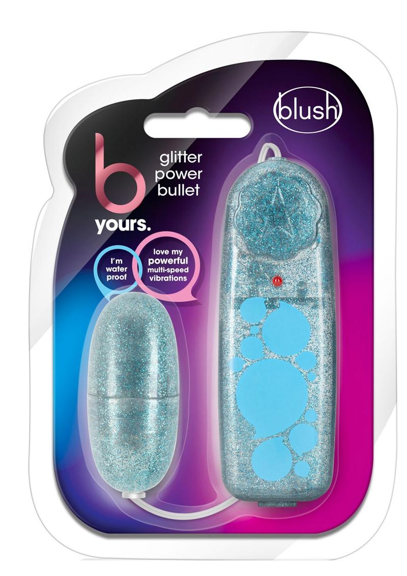 B Yours Glitter Power Bullet vibrator with tunable speeds, waterproof design, and glitter finish.
Keywords: waterproof bullet vibrator, glitter vibrator, adjustable-speed bullet, body-safe ABS vibrator, glitter blue vibrator, glitter pink vibrator, versatile bullet vibrator, multi-speed bullet, compact bullet vibrator.