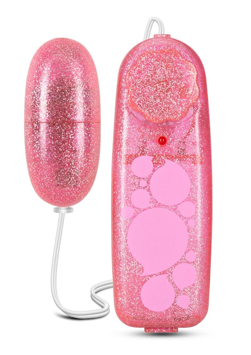 B Yours Glitter Power Bullet Vibrator with Remote Control - Pink B Yours Glitter Power Bullet vibrator with tunable speeds, waterproof design, and glitter finish.
Keywords: waterproof bullet vibrator, glitter vibrator, adjustable-speed bullet, body-safe ABS vibrator, glitter blue vibrator, glitter pink vibrator, versatile bullet vibrator, multi-speed bullet, compact bullet vibrator.