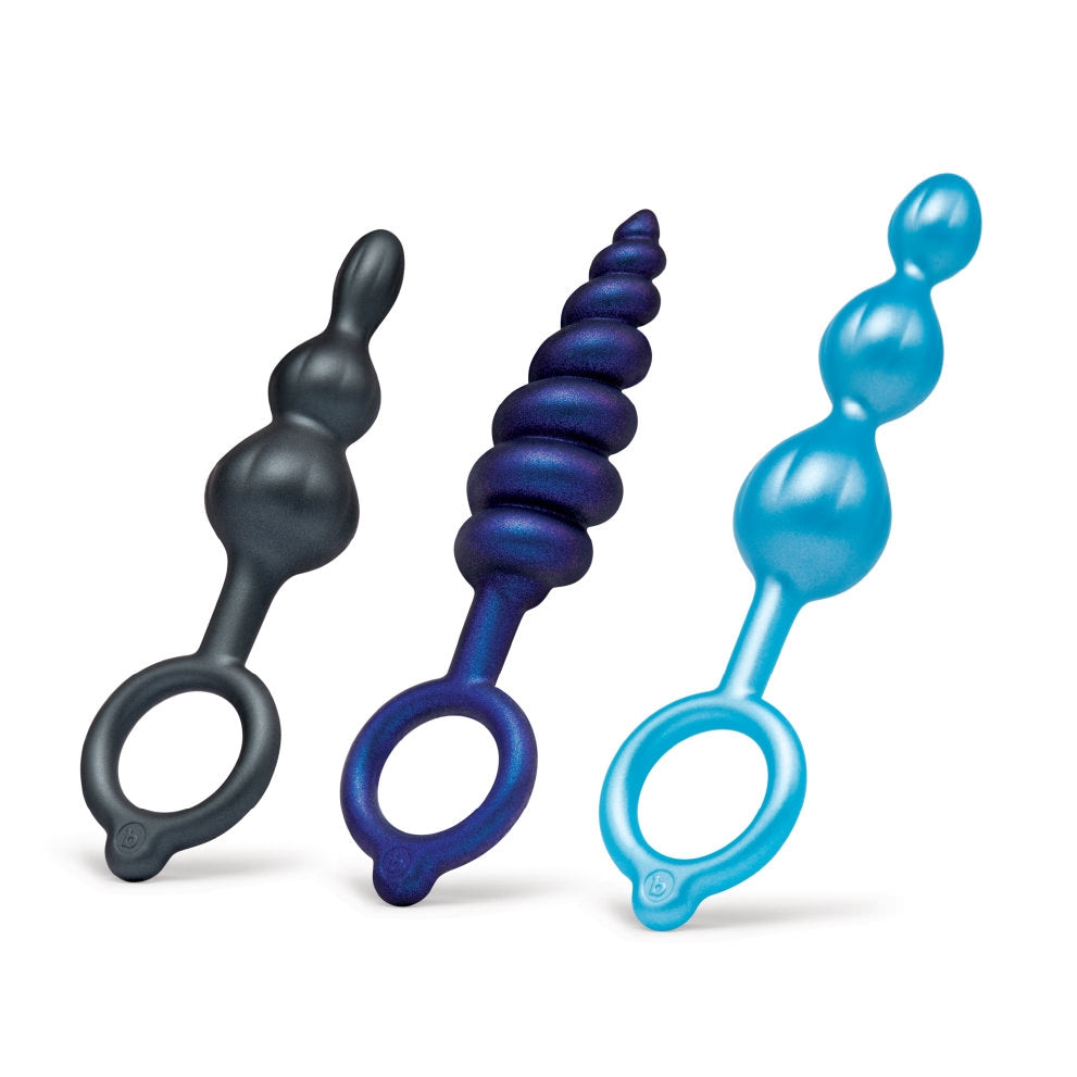 B-Vibe Butties Silicone Anal Butt Plug Bundle Medusas B-Vibe Butties Silicone Anal Butt Plug Bundle Medusas
