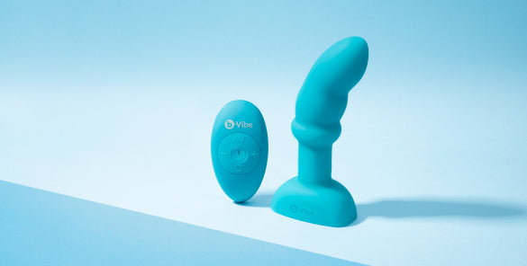 Remote Control Rimming P-Spot Rechargeable Silicone Plug ♥ B-Vibe
