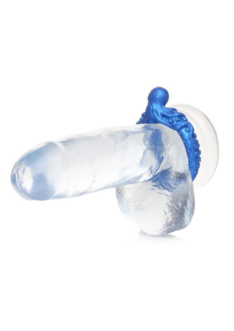 Blue octopus-themed fantasy C-ring made of stretchy silicone for enhanced performance.
fantasy C-ring, aquatic-themed cock ring, octopus cock ring, blue silicone C-ring, body-safe stretchy cock ring, phthalate-free cock ring, aquatic creature roleplay ring, enhanced performance cock ring, tentacle-themed sex toy.