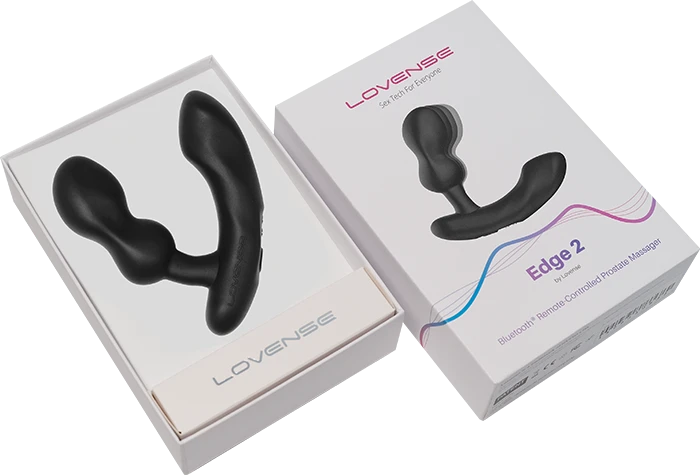 Lovense Edge 2 adjustable prostate massager with dual motors, app control, body-safe silicone, waterproof design, and whisper-quiet operation.
adjustable prostate massager, app-controlled prostate toy, dual motor P-spot massager, waterproof prostate stimulator, Lovense Remote app toy, whisper-quiet prostate massager, ergonomic prostate toy, body-safe silicone massager, long-distance play toy.