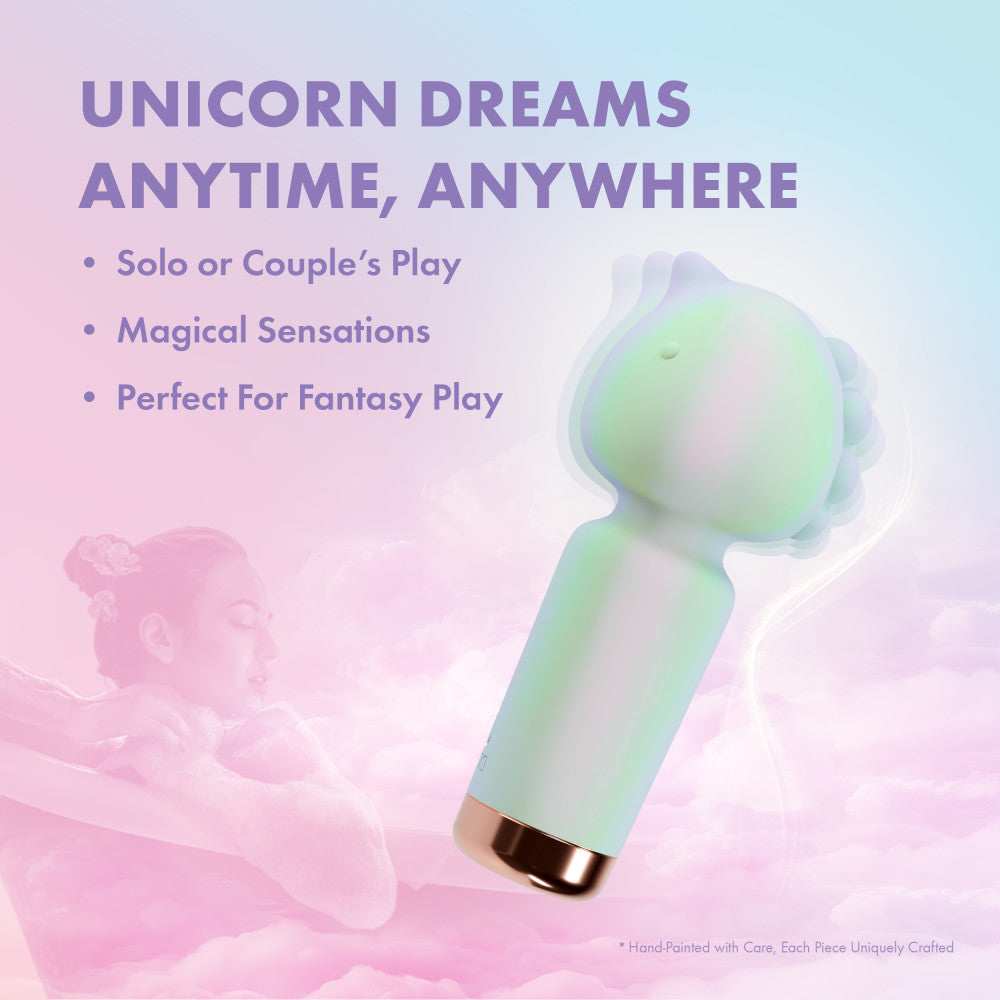 Unicorn Dreams Silicone Rechargeable Clitoral Stimulator Wand ❤︎ Play with Me by Blush