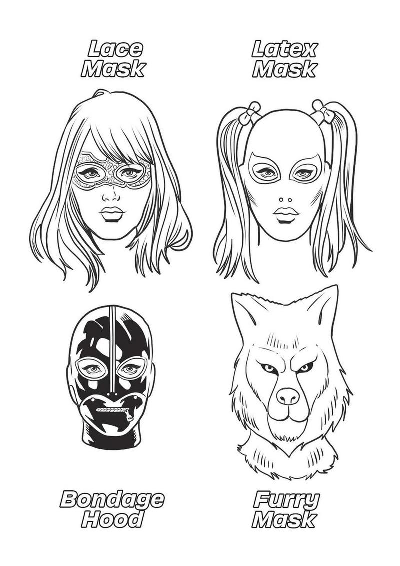 Fetishes Are Fun Coloring Book Adult coloring book with fetish-themed illustrations, including bondage, masks, and cages, designed for kinky creativity and fun.
Fetishes Are Fun Adult Coloring Book, kinky coloring book, adult coloring books, fetish art, bondage illustrations, WoodRocket, explicit adult coloring, BDSM-themed coloring, adult party supplies, creative kink exploration.