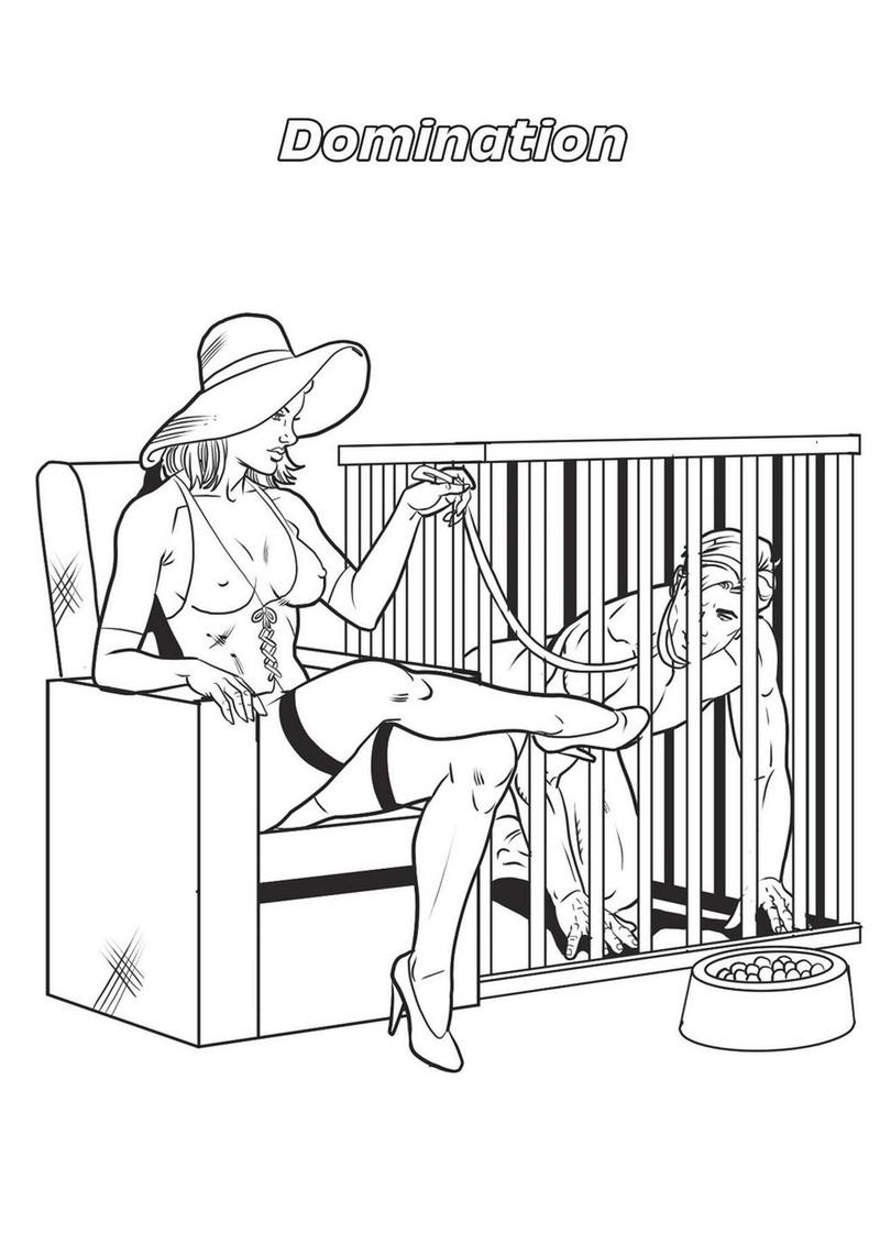 Fetishes Are Fun Coloring Book Adult coloring book with fetish-themed illustrations, including bondage, masks, and cages, designed for kinky creativity and fun.
Fetishes Are Fun Adult Coloring Book, kinky coloring book, adult coloring books, fetish art, bondage illustrations, WoodRocket, explicit adult coloring, BDSM-themed coloring, adult party supplies, creative kink exploration.