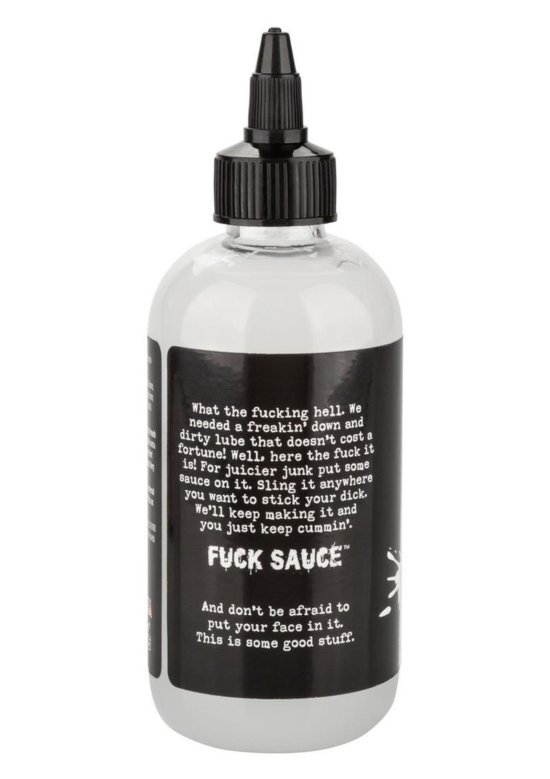 Fuck Sauce Anal Numbing Water Based Lubricant - 8oz Clear water-based anal numbing lubricant with lidocaine for comfort and prolonged play, hypoallergenic and pH-friendly.
Fuck Sauce Anal Numbing Lubricant, anal lubricant, lidocaine lube, numbing lube, water-based anal lube, hypoallergenic lubricant, pH-friendly lube, anal play lubricant, CalExotics lube, clear lubricant.