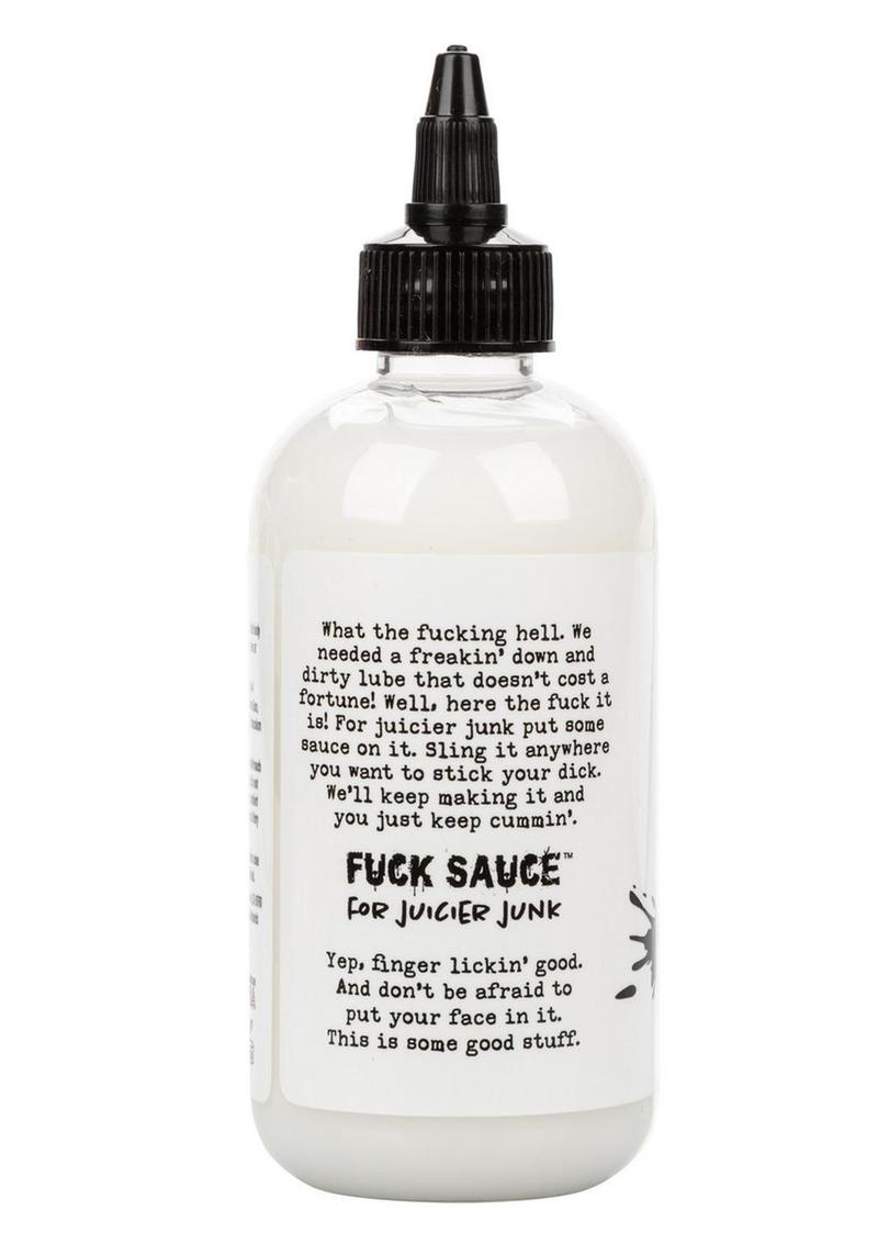 Fuck Sauce Cum Scented Water Based Lubricant - 8oz.
Cum-scented water-based lubricant with a super-slick formula, eco-friendly, cruelty-free, and safe for all skin types.
Fuck Sauce Cum Scented Lubricant, cum-scented lube, water-based personal lubricant, spunk-scented lube, long-lasting lube, eco-friendly lubricant, cruelty-free lube, CalExotics lubricant, super-slick lube, intimate pleasure enhancement.