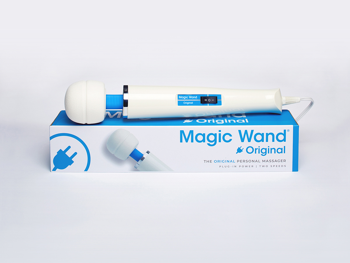 The Magic Wand Original, a legendary plug-in massager with two speeds, silicone head, flexible neck, and durable Japanese design.
Magic Wand Original, Hitachi Magic Wand, plug-in massager, corded vibrator, two-speed massager, authentic Magic Wand, silicone massage wand, powerful massager, stress relief wand, iconic Hitachi wand
