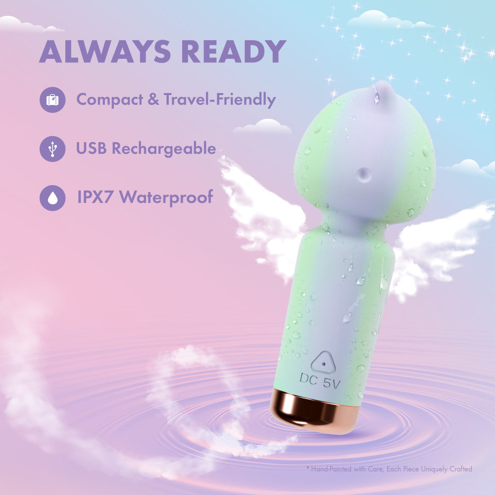 Unicorn Dreams Silicone Rechargeable Clitoral Stimulator Wand ❤︎ Play with Me by Blush