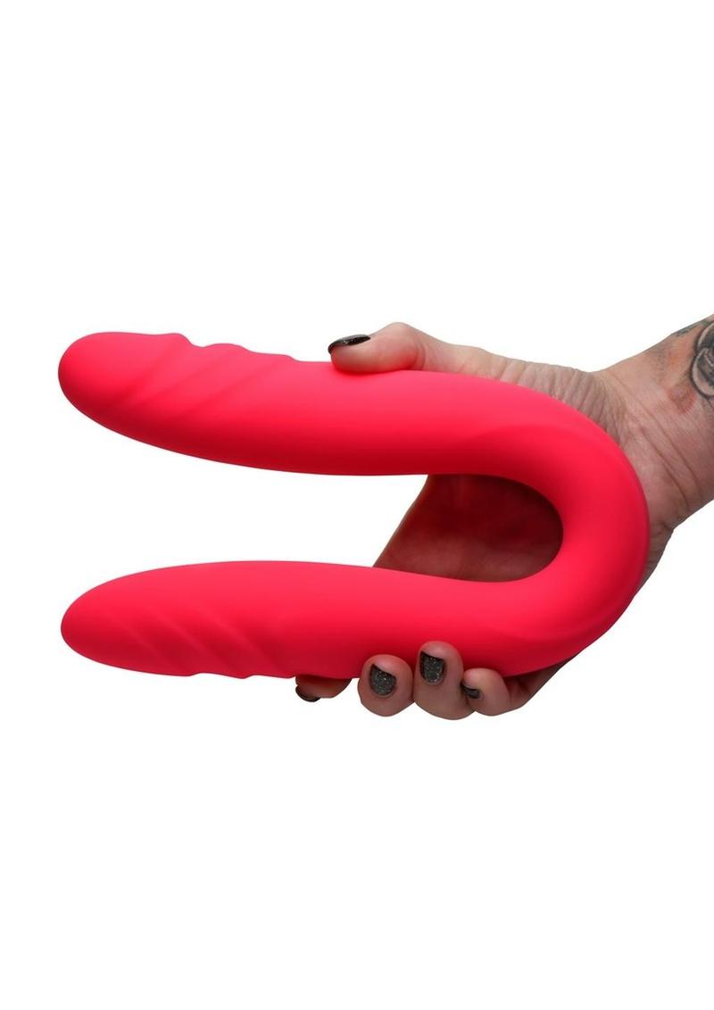 Purple or Pink silicone double dildo with bendable shaft, textured dual ends, and remote-controlled vibrations for double penetration or partnered fun.
vibrating double dildo, silicone double-ended dildo, bendable double dildo, Purple double dildo, Pink double dildo, remote-controlled vibrator, premium silicone dildo, double penetration dildo, waterproof double dildo, ribbed textured dildo