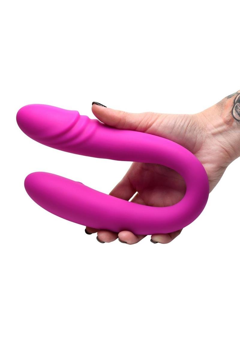 Purple or Pink silicone double dildo with bendable shaft, textured dual ends, and remote-controlled vibrations for double penetration or partnered fun.
vibrating double dildo, silicone double-ended dildo, bendable double dildo, Purple double dildo, Pink double dildo, remote-controlled vibrator, premium silicone dildo, double penetration dildo, waterproof double dildo, ribbed textured dildo
