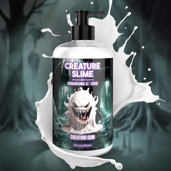 Unscented thick, gooey lubricant designed for fantasy roleplay and safe for all toys.
Jizz Lubricant, unscented lubricant, thick and gooey lube, fantasy roleplay lube, monster jizz lubricant, water-based lubricant, safe for all toys, easy cleanup lubricant, slime-like lube, alien roleplay lubricant