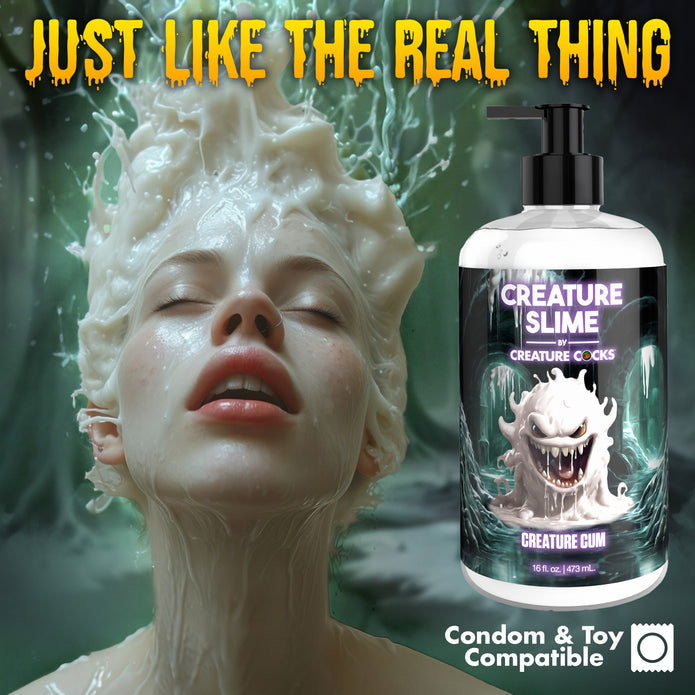 Unscented thick, gooey lubricant designed for fantasy roleplay and safe for all toys.
Jizz Lubricant, unscented lubricant, thick and gooey lube, fantasy roleplay lube, monster jizz lubricant, water-based lubricant, safe for all toys, easy cleanup lubricant, slime-like lube, alien roleplay lubricant
