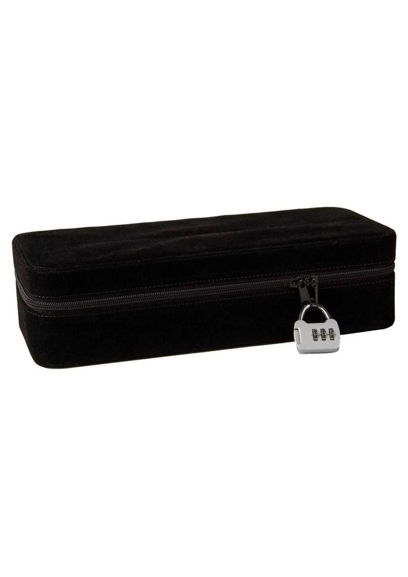 Luxurious velvet and satin toy storage box with coded padlock for secure and discreet storage.
sex toy storage box, Love to Love Secret Box, velvet and satin toy box, secure toy storage, coded padlock toy box, discreet storage for sex toys, travel-friendly toy box, luxury sex toy storage, compact toy locker, adult toy organizer