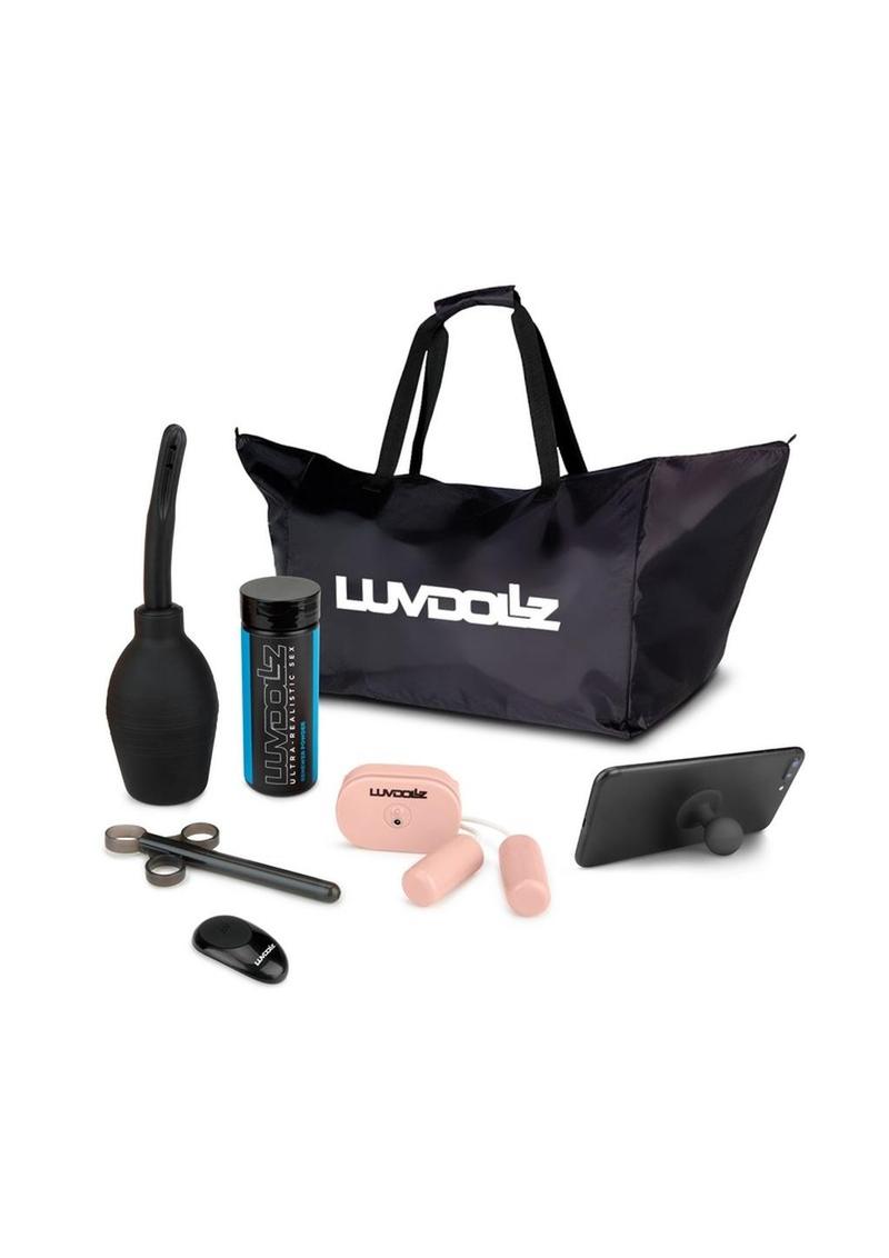 Luvdollz Remote Control Vibrating Rechargeable Fuck Buddy Masturbator - Torso - Vanilla
remote control sex doll, lifelike sex doll, realistic fuck buddy, vibrating sex doll, textured dual entries, Ultra Real-Feel skin, curvy sex doll, 8-piece masturbator set, ribbed pussy and ass, sex doll with accessories