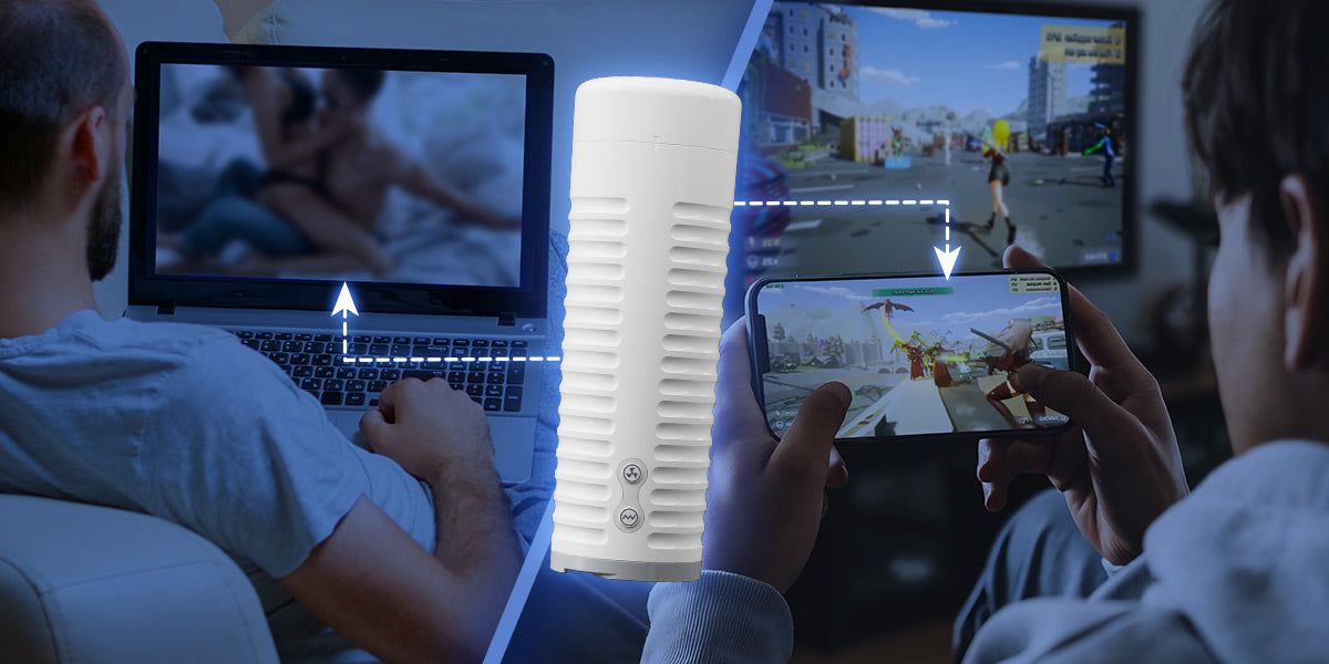 Max 2 male masturbator with dual stimulation, air pump contractions, and vibration, offering app control, toy sync, and VR content integration.
Max 2 male masturbator, Lovense Max 2, high-tech masturbator, VR sync masturbator, dual stimulation male toy, air pump masturbator, app-controlled male toy, long-distance sex toy, realistic sleeve masturbator, customizable vibration male toy.