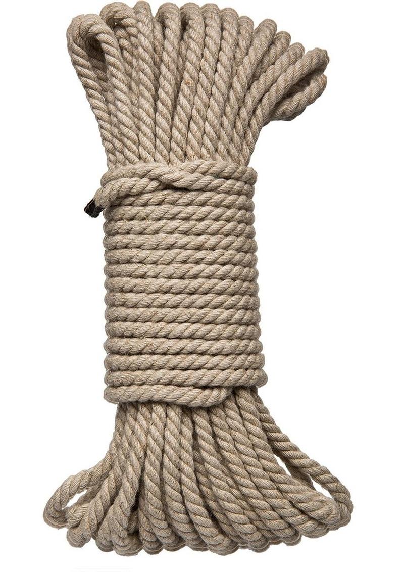 Merci Hogtied Bind and Tie 6mm Hemp Bondage Rope - Tan - 50ft
Merci Hogtied Bind & Tie Hemp Bondage Rope, 30-foot, 6mm natural hemp rope, reinforced ends, and soft fibers for Shibari and rope play.
hemp bondage rope, Shibari rope, natural hemp rope, bondage restraint rope, 30-foot hemp rope, 6mm rope for play, soft hemp rope, reinforced hemp rope, rope for beginners, eco-friendly rope.