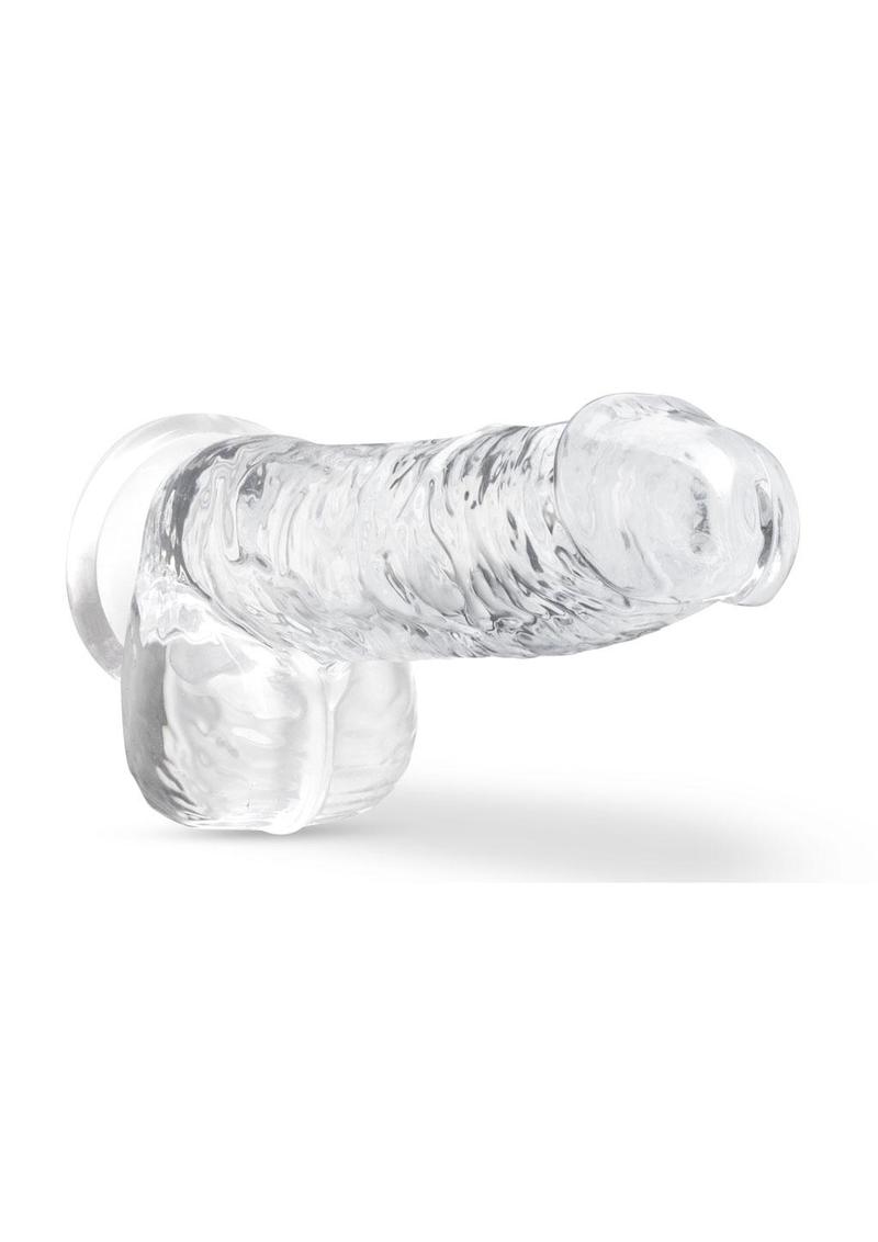 Naturally Yours Crystalline Dildo - Clear/Diamond - 6in Naturally Yours Crystalline Dildo, lifelike dildo with suction cup base, harness-compatible, available in crystal clear or crystal pink.
lifelike dildo, crystal clear dildo, crystal pink dildo, suction cup dildo, harness-compatible dildo, body-safe TPE, realistic dildo, versatile play toy, Blush Novelties dildo