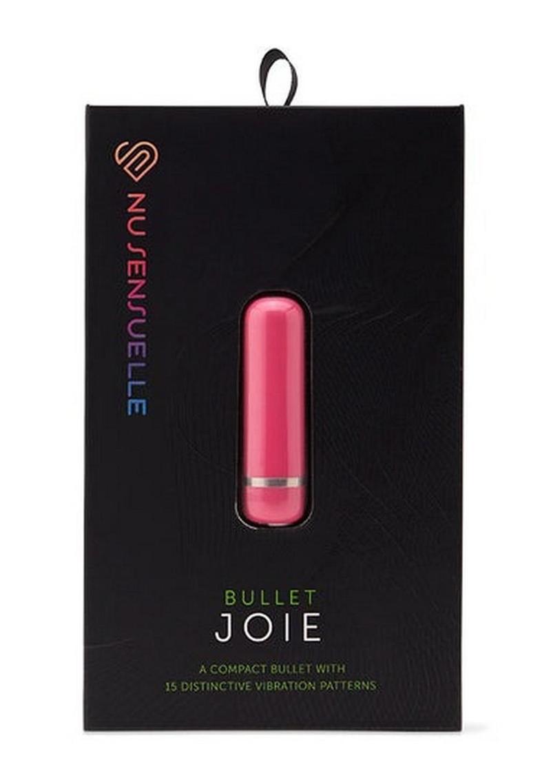 Joie bullet vibrator with 3 speeds, 12 pulsations, waterproof design, and USB rechargeable.
Keywords: Joie bullet vibrator, compact vibrator, waterproof bullet vibe, 12-pulsation bullet, USB rechargeable vibrator, body-safe small vibrator, clitoral and nipple stimulator, travel-friendly vibrator, moderate intensity vibrator, versatile bullet vibrator.