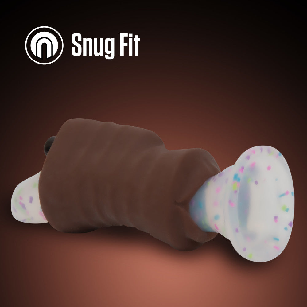 Brown male masturbator with a tight, nubbed canal, vibrating bullet, and lifelike X5® Plus material for intense sensations.
Keywords: male stroker, vibrating stroker, Krystal masturbator, tight canal stroker, vibrating bullet, X5® Plus material, open-ended masturbator, lifelike male toy, portable male stroker, realistic sensations, hybrid lube compatible, compact masturbator, AI-inspired sex toy