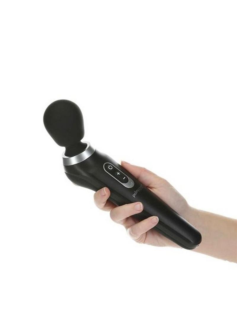 PalmPower Extreme, a rechargeable silicone wand with 7 functions, ergonomic curve, PowerBullet motor, and USB Type-C charging for powerful vibrations.
rechargeable silicone massager, powerful wand vibrator, ergonomic wand, USB Type-C wand, waterproof massager, travel lock vibrator, deep rumbly vibrations, fuchsia wand massager