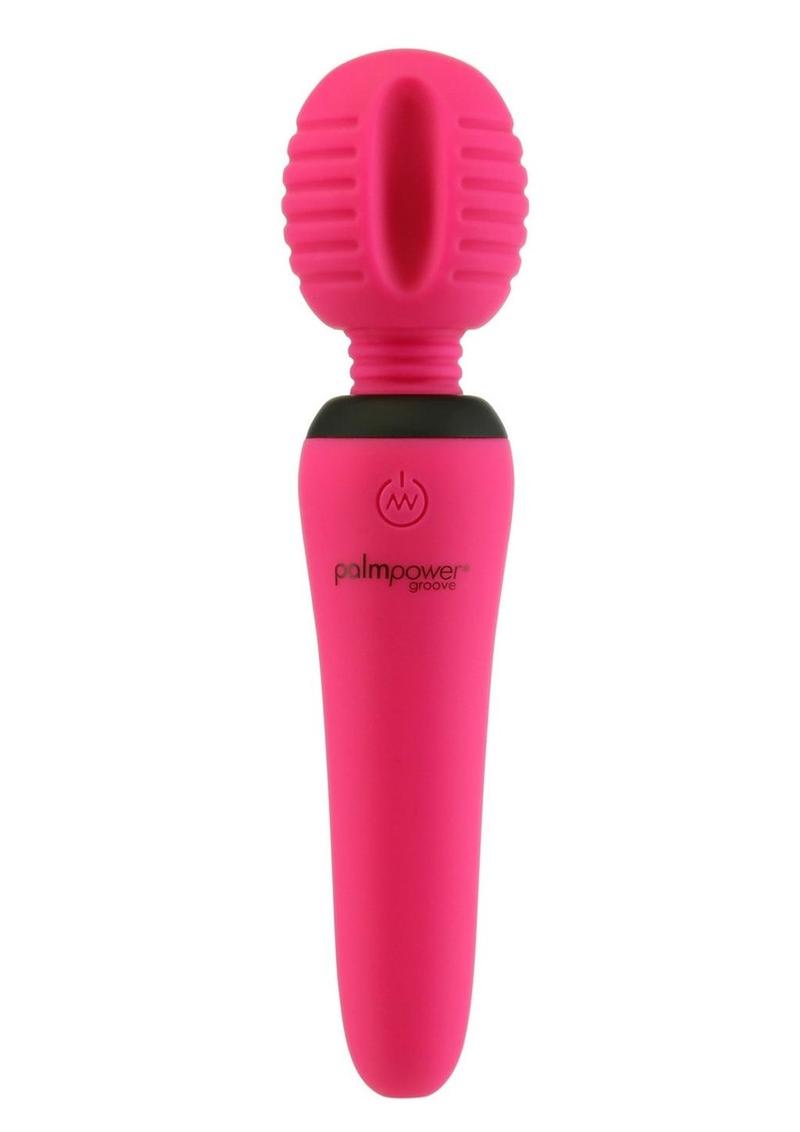 PalmPower Groove Mini Wand, a compact, USB-rechargeable massager with grooved silicone head, 4 speeds, and 3 patterns for customizable sensations.
Mini Wand, compact wand massager, USB rechargeable vibrator, grooved silicone wand, portable massager, 4 speeds, 3 patterns, PowerBullet motor, body-safe massager, travel wand vibrator, whisper-quiet wand