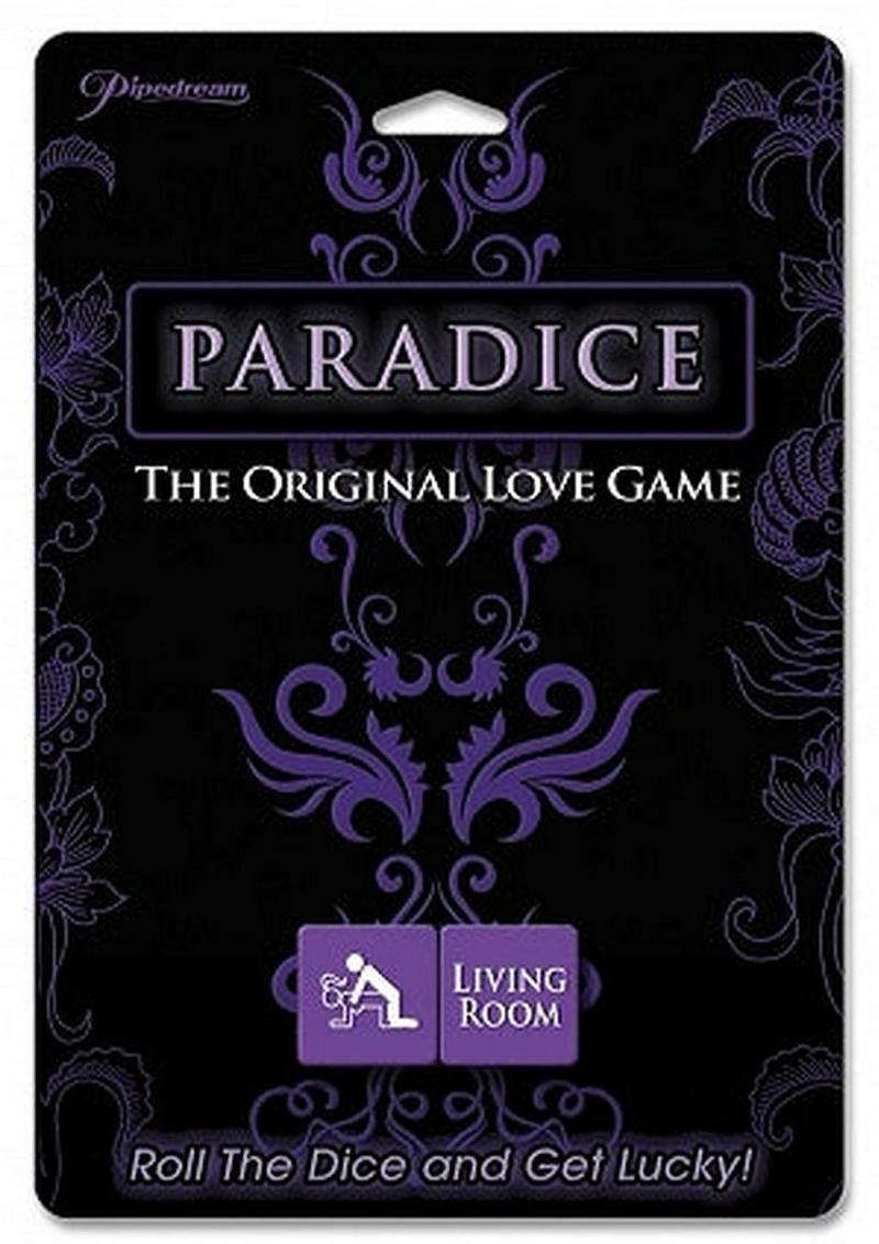 Paradice The Original Dice Love Game
Paradice: The Original Love Game, featuring position and location dice, purple ABS design, compact packaging, and playful fun for couples.
Paradice love game, Pipedream dice game, adult love dice, romantic couples game, bachelorette party gift, sexy dice game, bedroom adventure game, X-rated adult games, fun relationship games, romantic date night dice