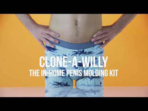 Clone-A-Willy DIY homemade dildo kit with vibrating silicone replica.