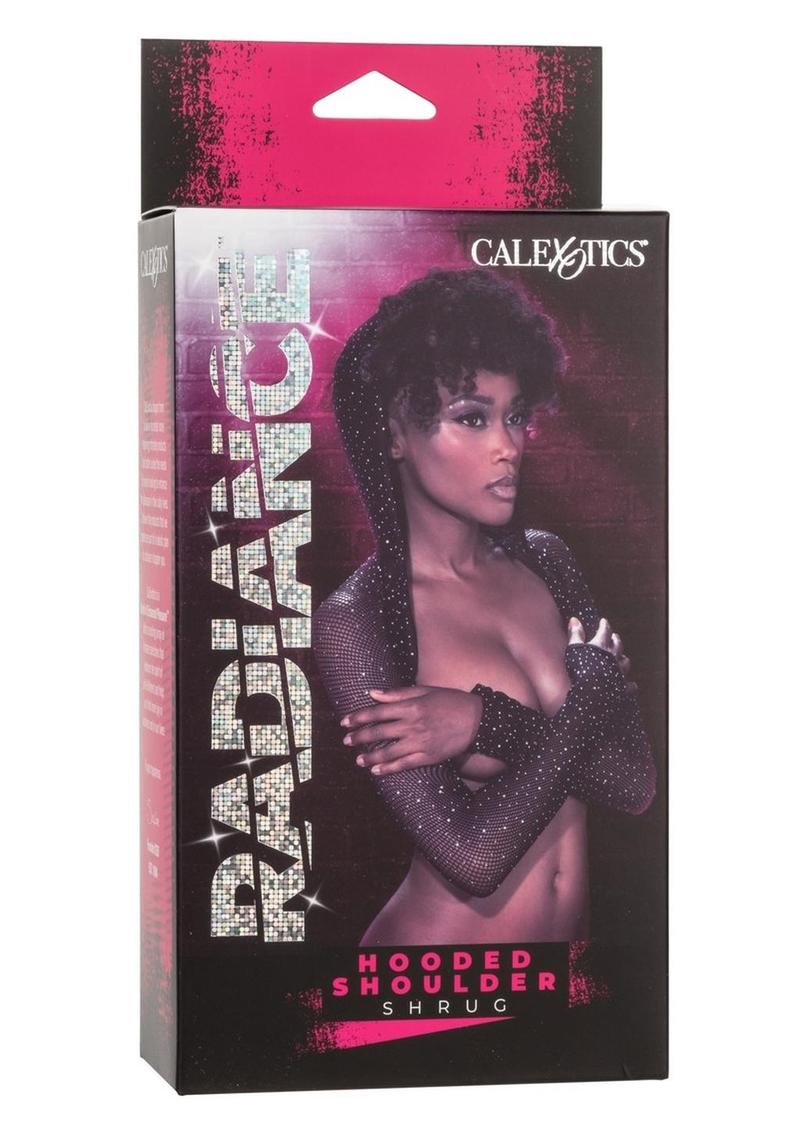 Radiance™ Hooded Shoulder Shrug with Rhinestones | One Size + Plus Size | CalExotics