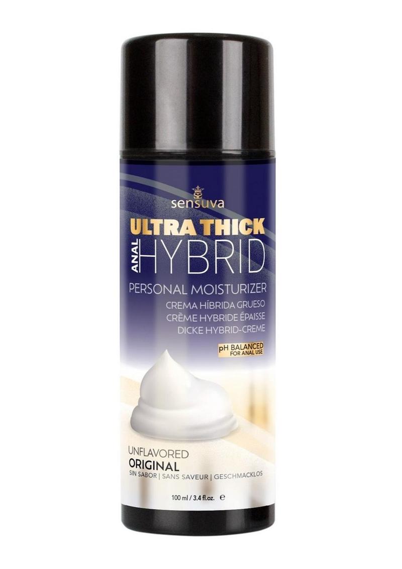 Sensuva Ultra-Thick Anal Hybrid Personal Moisturizer Lubricant High Ph Formula Original Unflavored - 3.4oz
Ultra-thick hybrid anal lubricant; pH-balanced, water and silicone-based, long-lasting, and gentle on skin.
Thick Anal Hybrid, hybrid anal lubricant, pH-balanced anal moisturizer, silicone and water-based lube, thick and creamy anal lube, long-lasting lubricant, sensitive skin anal lube, anal glide moisturizer, silicone toy compatible lubricant, intimate personal moisturizer.