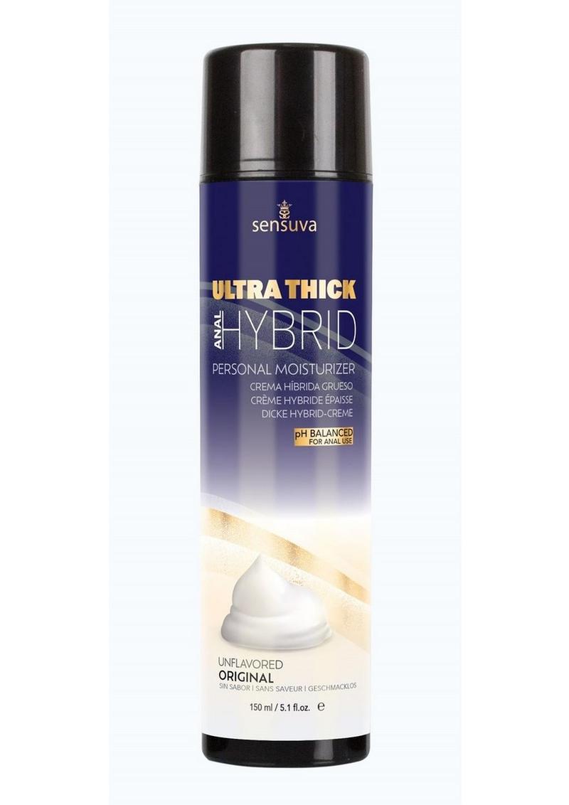 Sensuva Ultra-Thick Anal Hybrid Personal Moisturizer Lubricant High Ph Formula Original Unflavored - 5.1oz
Ultra-thick hybrid anal lubricant; pH-balanced, water and silicone-based, long-lasting, and gentle on skin.
Thick Anal Hybrid, hybrid anal lubricant, pH-balanced anal moisturizer, silicone and water-based lube, thick and creamy anal lube, long-lasting lubricant, sensitive skin anal lube, anal glide moisturizer, silicone toy compatible lubricant, intimate personal moisturizer.