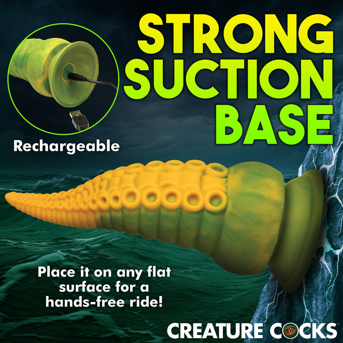 Monstropus 2.0 Vibrating Tentacle Rechargeable Silicone Dildo | Creature Cocks