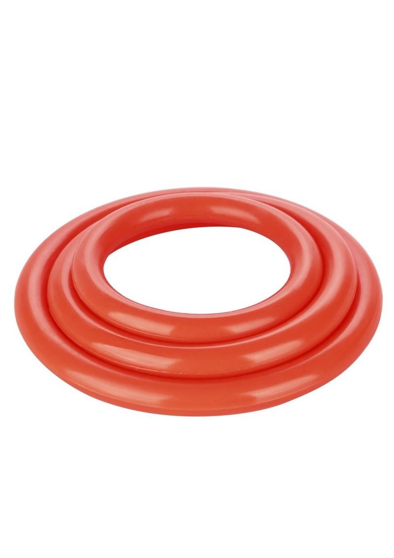 Tri-Rings Multi-Purpose Rubber Set Cock Rings | Multiple Colors