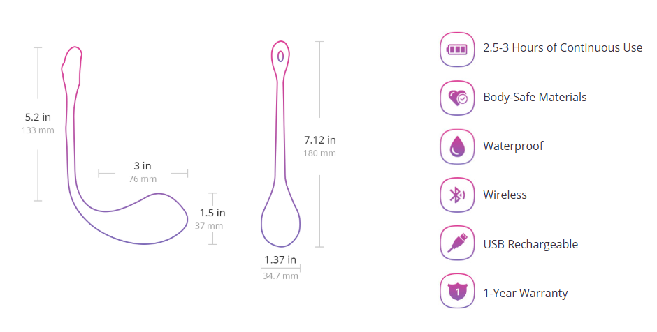 Lovense Lush 2 App Compatible Silicone Bullet - Pink
Lush 2 bullet vibrator with optimized Bluetooth, powerful vibrations, and discreet design, featuring Lovense app control for solo, public, and long-distance play.
Lush 2 bullet vibrator, Lovense Lush 2, remote-controlled vibrator, Bluetooth vibrator, wearable vibrator, discreet public vibrator, powerful love egg, waterproof vibrator, long-distance play toy, customizable app-controlled vibrator.